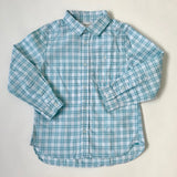 Marie-Chantal Turquoise And White Check Cotton Shirt: 5 Years