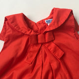 Jacadi Red Sailor Style Cotton Dress: 18 Months