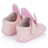Minna Parikka Pink Patent Bunny Ears Crib Shoes: Size EU 17 (Brand New)