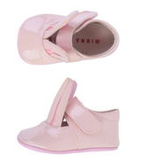 Minna Parikka Pink Patent Bunny Ears Crib Shoes: Size EU 17 (Brand New)