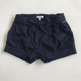 Chloé Navy Shorts With Studded Bow Belt: 2 Years