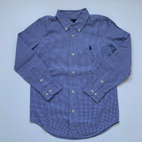 Ralph Lauren Navy Blue Check Shirt: 7 Years