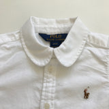 Ralph Lauren White Shirt With Puff Sleeves