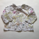Bonpoint Floral Print Blouse With Collar