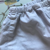 Bonpoint Palest Grey Cotton Trousers: 2 Years