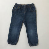 Burberry Jeans With Check Trim Detail: 2 Years
