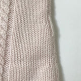 Bonpoint Pale Pink Hooded Burnou Cardigan: 18 Months