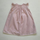 Bonpoint Pale Pink Cotton Dress With Broderie Anglaise Trim