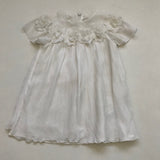Chloé White Dress With Floral Trim: 2 Years