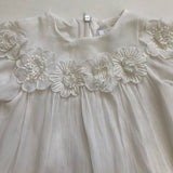 Chloé White Dress With Floral Trim: 2 Years