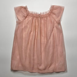 Bonpoint Pale Pink Sparkle Tulle Dress: 4 Years