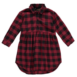 Finger In The Nose Tartan Brushed Cotton Dress: 2-3 Years (Brand New)