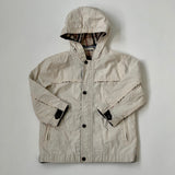 Burberry Cream Raincoat With Burberry Check Lining: 3 Years