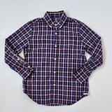 J Crew Red And Blue Check Shirt: 6-7 Years