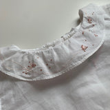 Bonpoint White Blouse With Pretty Collar: 12 Months