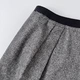 Bonpoint Grey Wool Skirt: 10 Years