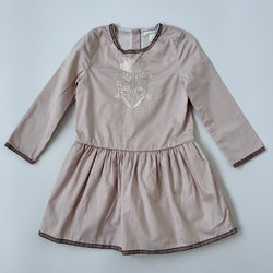 Marie-Chantal Pale Pink Embroidered Dress: 6 Years