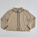 Caramel Taupe Blouse: 6 Years (Brand New)