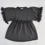 Chloé Grey Dress With Fringing: 4 Years