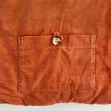 Bonton Rust Cord Padded Coat With Hood: 2 Years