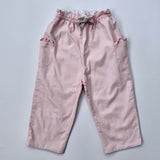 Marie-Chantal Baby Pink Trousers with Frill Pocket Detail: 18 Months