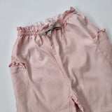 Marie-Chantal Baby Pink Trousers with Frill Pocket Detail: 18 Months