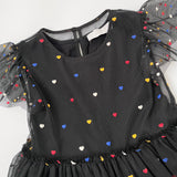 Stella McCartney Black Polka Dot Tulle Dress: 4 Years