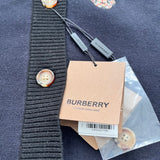 Burberry Navy Knitted Cardigan With Bear Motif: 14 Years (Brand New)
