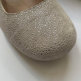 Manuela de Juan Silver Mary-Jane Shoes: Size EU 36