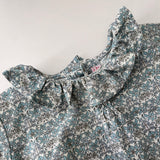 La Coqueta Ditsy Print Blouse With Frill Collar: 18 Months