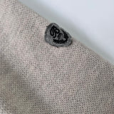 Bonpoint Light Grey Wool Zip Up Knit: 10 Years