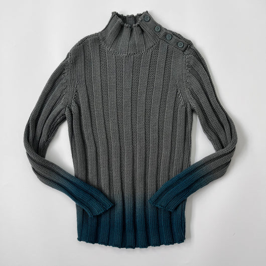 Bonpoint Grey And Blue Ombre Jumper: 8 Years