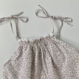 Belle Enfant Grey Floral Print Summer Top: 18-24 Months (Brand New)
