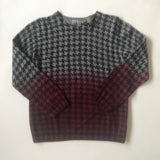 Bonpoint Wool/ Cashmere Mix Ombre Houndstooth Jumper: 6 Years