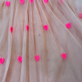 Stella McCartney Blush Pink Heart Tulle Dress: 6 Years