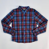 Bonpoint Blue And Red Check Brushed Cotton Shirt: 10 Years