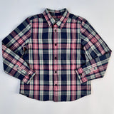 Bonpoint Blue And Pink Check Cotton Shirt: 10 Years