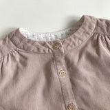 Bonpoint Pale Pink Fine Cord Dress With Patch Pockets: 18 Months