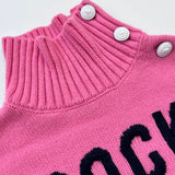 Zadig & Voltaire Pink Wool Mix Jumper: 6 Years, 8 Years & 12 Years