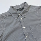Bonpoint Grey Stripe Tunic Style Shirt With Pocket: 10 Years