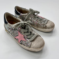 Golden Goose Girls Glitter Sneakers Second Hand Used Preloved Preowned