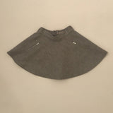Bonpoint Grey Wool Skater Style Skirt: 6 Years