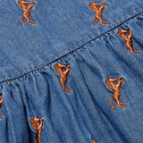 Chloé Iconic Horse Print Denim Dress: 3 Years