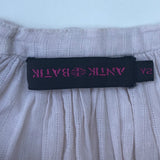 Antik Batik Pale Pink Embroidered Skirt: 2 Years