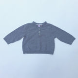 Bonpoint Grey Baby Cotton Knit: 6 Months