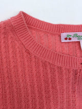 Bonpoint Coral Cotton Cardigan: 3 Years
