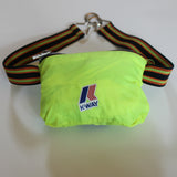 K-Way for Crewcuts Khaki and Neon Packaway Rain Jacket: 2 Years
