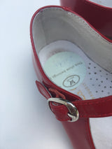 La Coqueta Red Patent Mary-Jane Shoes