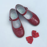 La Coqueta Red Patent Mary-Jane Shoes