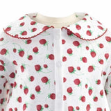 Rachel Riley Strawberry Print All-In-One: 1 Months